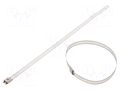 Cable tie; L: 250mm; W: 7mm; acid resistant steel AISI 316; 445N RAYCHEM RPG LU76-250