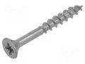 Screw; for wood; 3.5x30; Head: countersunk; Pozidriv; PZ2; zinc BOSSARD B3.5X30/BN1581