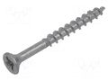 Screw; for wood; 3.5x35; Head: countersunk; Pozidriv; PZ2; zinc BOSSARD B3.5X35/BN1581