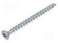 Screw; for wood; 3.5x45; Head: countersunk; Torx®; TX20; WIROX® BOSSARD B3.5X45/BN20183