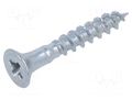 Screw; for wood; 4.5x30; Head: countersunk; Pozidriv; PZ2; zinc BOSSARD B4.5X30/BN1455