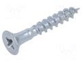 Screw; for wood; 4.5x30; Head: countersunk; Pozidriv; PZ2; zinc BOSSARD B4.5X30/BN1455