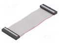 Ribbon cable with IDC connectors; Tape ph: 1.27mm; 0.15m CONNFLY DS1052-402B2MA2015
