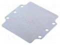 Mounting plate; steel; Plating: zinc RAYCHEM RPG MP-RJ-11