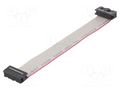 Ribbon cable with IDC connectors; Tape ph: 1.27mm; 0.15m CONNFLY DS1052-142B2NA2015