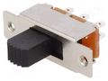 Switch: slide; Pos: 2; SPDT; 0.35A/30VDC; ON-ON; screw; 20mΩ; MFS KNITTER-SWITCH MFS201NSW