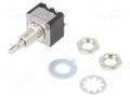 Switch: push-button; Pos: 2; DPDT; 3A/125VAC; ON-(ON); Illumin: none KNITTER-SWITCH MPS203R