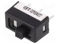 Switch: slide; Pos: 2; SPDT; 3A/120VAC; 3A/28VDC; ON-ON; PCB,THT KNITTER-SWITCH MSS3112D