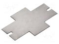 Mounting plate; stainless steel RAYCHEM RPG MP-SSJ-1