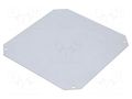 Mounting plate; zinc-plated steel FIBOX NEOMPS3232