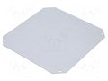 Mounting plate; zinc-plated steel FIBOX NEOMPS3232