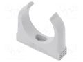 Bracket; polypropylene; light grey; W: 70.3mm; H: 63mm; Thk: 18mm OBO BETTERMANN OBO-2149034