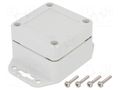 Enclosure: multipurpose; X: 60mm; Y: 60mm; Z: 40mm; ZP; polycarbonate KRADEX ZP606040SUJP-PC