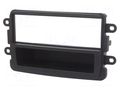 Radio frame; Dacia,Fiat,Nissan,Opel,Renault; 1 DIN; dark grey ACV RAM-40.618.2
