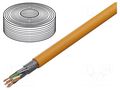 Wire; S/FTP; 4x2x23AWG; 7; wire; LSZH; orange; 100m; Øcable: 7.2mm DIGITUS DK-1743-VH-1