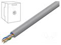 Wire; U/UTP; 4x2x26AWG; 6a; stranded; Cu; LSZH; grey; 305m DIGITUS DK-1613-A-P-305
