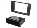 Radio frame; Mercedes; 2 DIN; black ACV RAM-40.601