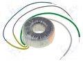 Transformer: toroidal; 12VA; 230VAC; 24V; 0.5A; Leads: cables TALEMA 58-0012-024-S
