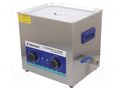 Ultrasonic washer; 300x240x150mm; 40kHz; 20÷80°C; 230VAC; 10l DEKANG DK-1000H