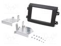 Radio frame; Fiat; 2 DIN; matt black PER.PIC. RAM-40.535.2
