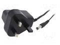 Power supply: switching; mains,plug-in; 9VDC; 0.55A; 5W; 78% XP POWER VEL05US090-UK-JA