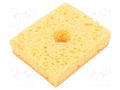 Tip cleaning sponge; for Weller's bench supports; 5pcs. WELLER WEL.SPONGE-2L