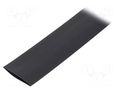 Heat shrink sleeve; glueless; 2: 1; 25.4mm; L: 1m; black BM GROUP BMGBS254SNE
