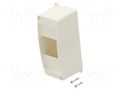 Enclosure: for modular components; IP30; No.of mod: 3; IC2 HAGER VD103NE
