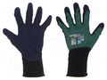 Protective gloves; Size: 10,XL; polyamide,polyester WONDER GRIP WG-300-XL/10