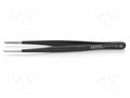 Tweezers; Blade tip shape: rounded; Tweezers len: 145mm; ESD KNIPEX KNP.927877ESD