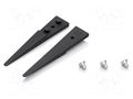 Spare part: tip; ESD; Type of tweezers: straight; 2pcs. KNIPEX KNP.928901
