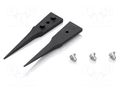 Spare part: tip; Blades: narrowed; ESD; Type of tweezers: straight KNIPEX KNP.928902