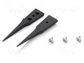 Spare part: tip; Blades: narrowed; ESD; Type of tweezers: straight KNIPEX KNP.928902