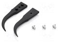 Spare part: tip; Blades: narrow,curved; ESD; 2pcs. KNIPEX KNP.928903