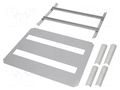 DIN rail frame set with covers FIBOX DRSARCA405021