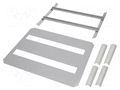 DIN rail frame set with covers FIBOX DRSARCA405021