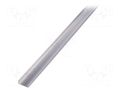Bracket; natural; 2m; aluminium; for profiles; LINEA20 TOPMET TOP-C6060000