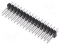 Connector: pin strips; pin header; male; PIN: 32; SL 22; THT; 2.54mm FISCHER ELEKTRONIK SL22.124.32Z