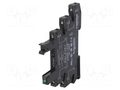 Socket; 6A; for DIN rail mounting; screw terminals; 300VAC; Zelio SCHNEIDER ELECTRIC RSLZVA1