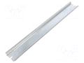 DIN rail; steel; zinc; L: 285mm; W: 35mm; TS35 FIBOX TRH2330
