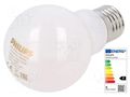 LED lamp; warm white; E27; 230VAC; 470lm; P: 4.5W; 2700K; CRImin: 80 PHILIPS 41965601