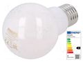 LED lamp; warm white; E27; 230VAC; 806lm; P: 7W; 2700K; CRImin: 80 PHILIPS 47218701