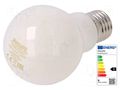 LED lamp; white warm; E27; 230VAC; 1055lm; P: 8.5W; 2700K; CRImin: 80 PHILIPS 70555100