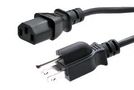 POWER CORD, NEMA 5-15P-IEC 320 C13, 25FT PC-ABK025F