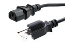 POWER CORD, NEMA 5-15P-IEC 320 C13, 10FT PC-ABK010F