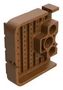 WEDGELOCK, RIGHT, 51 POS, BROWN AWB-51PDR