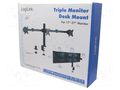 Holder; 7kg; 17÷27"; Arm len: 380mm; Standard: 75x75mm,100x100mm LOGILINK BP0107