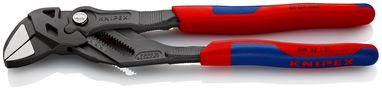 KNIPEX 86 02 250 Pliers Wrenches pliers and a wrench in a single tool with multicomponent handles grey atramentized 250 mm 86 02 250 4003773082392