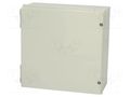 Enclosure: wall mounting; X: 320mm; Y: 320mm; Z: 150mm; NEO; grey FIBOX NEOPC323215G