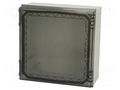 Enclosure: wall mounting; X: 320mm; Y: 320mm; Z: 150mm; NEO; grey FIBOX NEOPC323215T